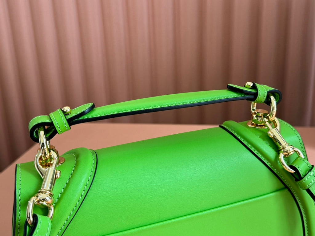 GUCCI 26S BLONDIE BAG 27 IN GREEN CALFSKIN