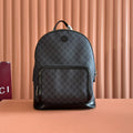GUCCI 25S SUPREME BACKPACK 41 CM IN DARK SLATE GRAY CALFSKIN
